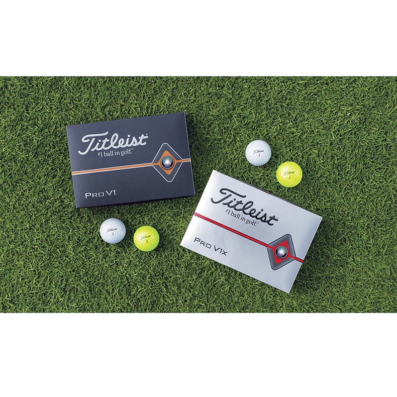 [Xả Kho hàng chuẩn Mỹ] [Hộp 12 bóng] Bóng Golf Titleist PRO V1  x3 Lớp Dùng Để Chơi Golf, Cao Cấp