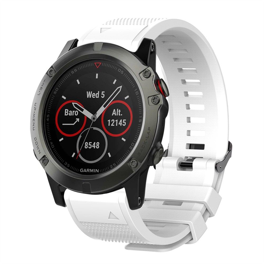 Dây Đeo Thay Thế Chất Liệu Silicon Thiết Kế Nhiều Lỗ Cho Garmin Fenix 5 5x 5s Plus