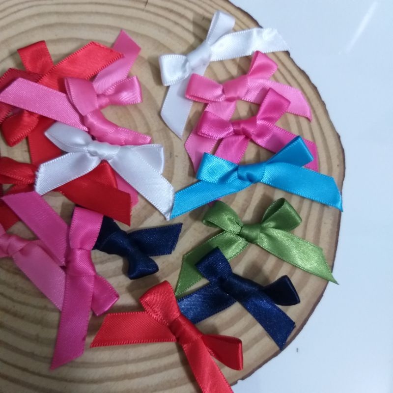 Nơ  lụa trang trí , size 1cm