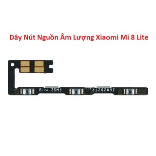 Dây Nút Nguồn Âm Lượng Volume Xiaomi Mi 8 Lite Chính Hãng