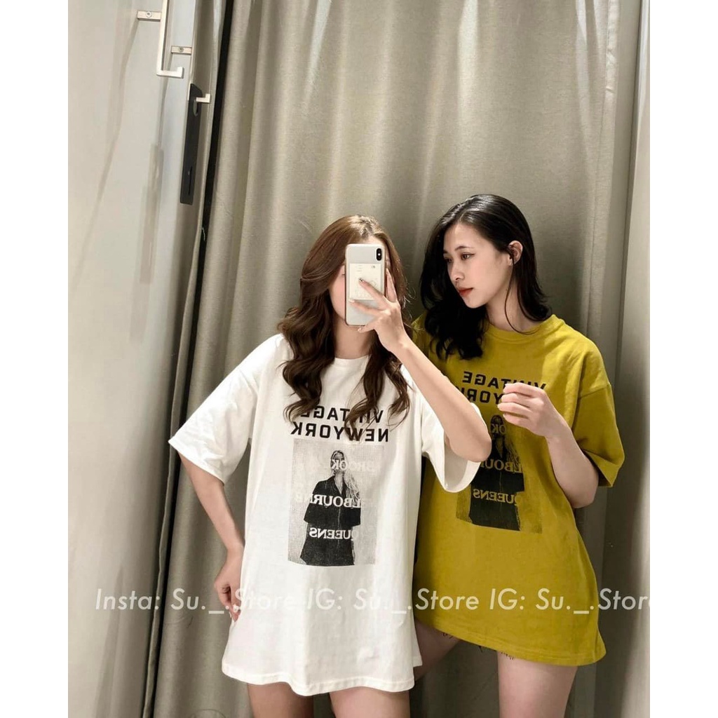 ÁO phông chữ VINTAGEE 5 màu 3158 hàng Quảng Châu(kèm ảnh thật và video)