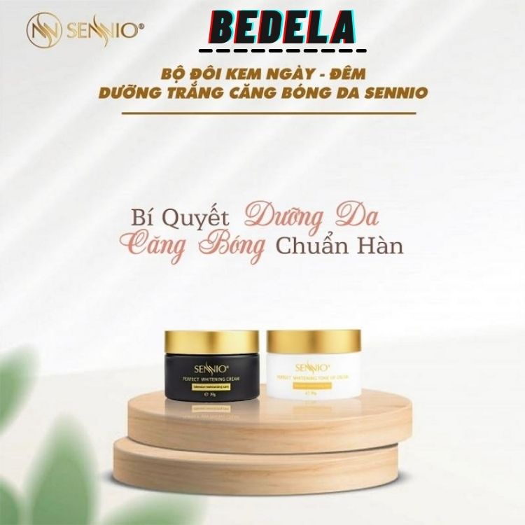 Bộ Kem Chăm Sóc Da Mặt Dưỡng Trắng Hàn Quốc Sennio BDL245 BEDELA