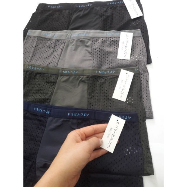 quần lót nam tam giá Nhật Sịp đùi nam thông hơi thoáng khí kháng khuẩn hàng đẹp 20c_alida2010