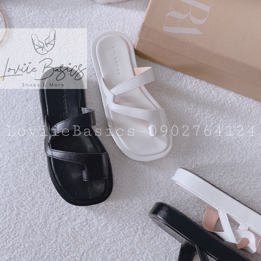 DÉP XUỒNG LOVIIE BASICS - DÉP THỜI TRANG NỮ PHONG CÁCH QUAI CHÉO 1 BÊN ĐẾ BẰNG NỮ TÍNH - D220349