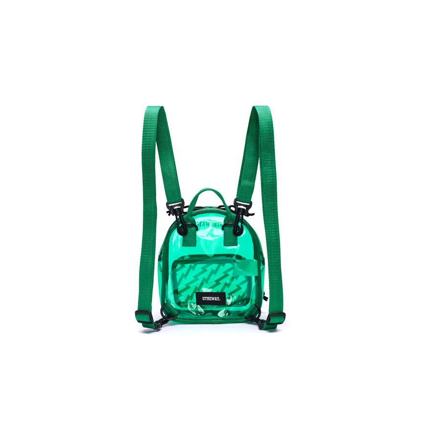 Balo 5THEWAY® /la femme/ MINI BACKPACK™ in DEEP MINT aka Balo Mini Xanh Lá