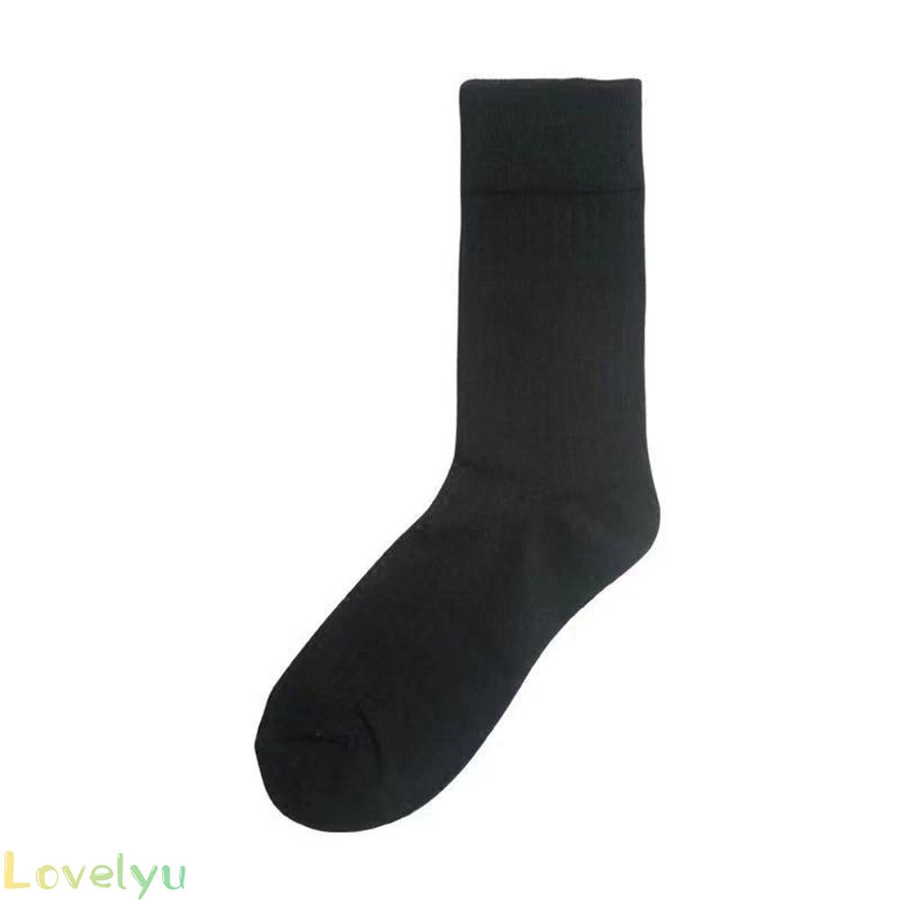 ◀READY▶1Pair Mens Dress Socks Cotton Solid Sports Athletic Work Stripe Casual Socks New# Good Quality