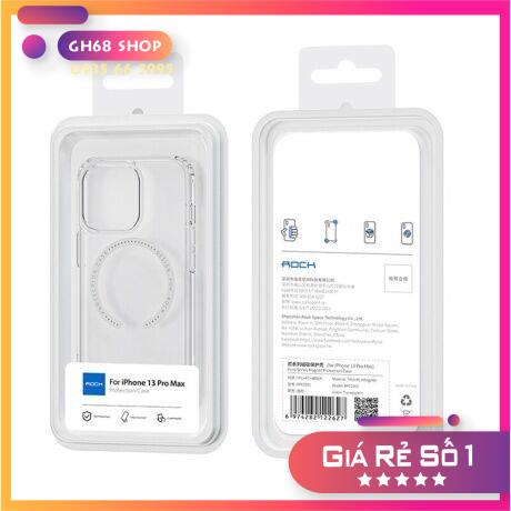 ỐP LƯNG CHÍNH HÃNG ROCK MAGSAFE TRONG VIỀN DẺO IP 13 / IP 13 PRO / IP 13 PRO MAX