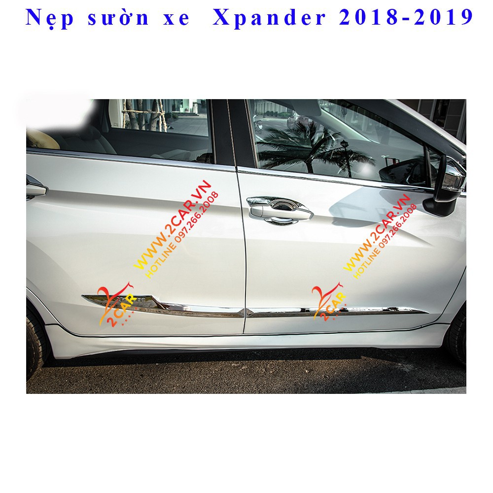 Nẹp sườn xe Mitsubishi Xpander 2018 - 2021 nhựa mạ crom cao cấp