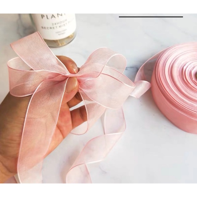 Set 5 mét Dây nơ Ruybang lụa luxury bản 2.5cm