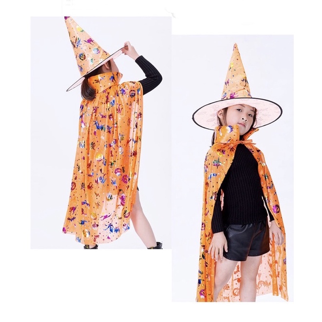 Set choàng Halloween cho bé