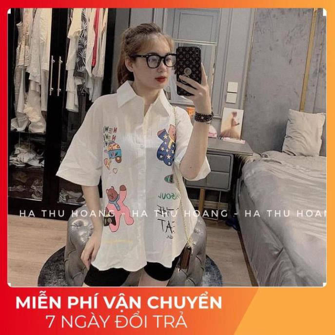 Áo Sơ Mi Hoạt Hình Siêu Cute Siêu Hot