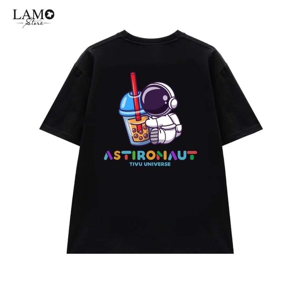 Áo ASTIRONAUT dáng over size, áo thun unisex nam nữ - lamo- V55