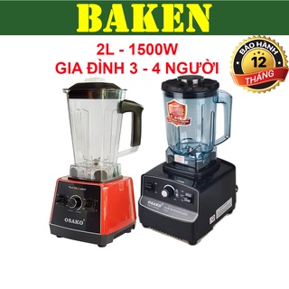 Máy Xay Sinh Tố Công Nghiệp OSAKO OS-1500 - OS-1560  - Máy Xay Công Nghiệp Dùng Xay Đá, Xay Trái Cây, Cháo - BAKEN