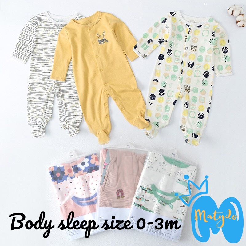 Bộ body cho bé dài tay MATYDO bodysuit cho trẻ sơ sinh liền tất cho bé