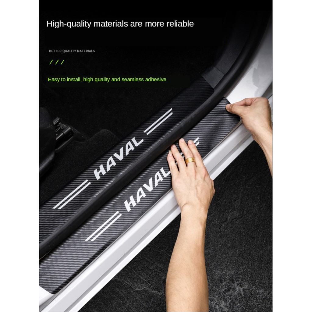 (Glow at night)  Chevrolet Car Threshold Strip   Glow in The Dark Suitable for Cruze/Spark/Orlando/Trax/Trailblazer/LUV/Camaro/Captiva/Sonic/Captiva/Colorado /Aveo/Optra