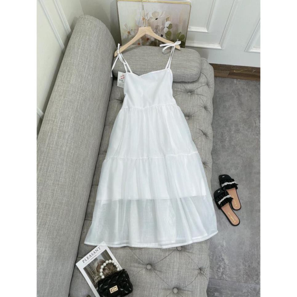 Váy Nữ , Đầm Maxi Hai Dây Chât Đũi Tơ Hai Lớp Siêu Xinh | BigBuy360 - bigbuy360.vn
