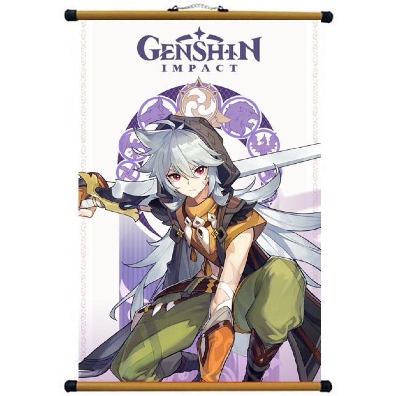 ảnh poster treo tường Razor genshin impact / tranh treo tường anime genshin impact Razor