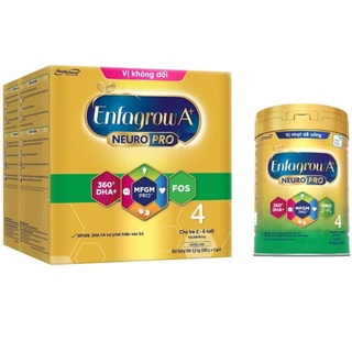 (Mẫu mới) Bộ sữa Enfagrow A+ 4 2.2kg tặng kèm quà