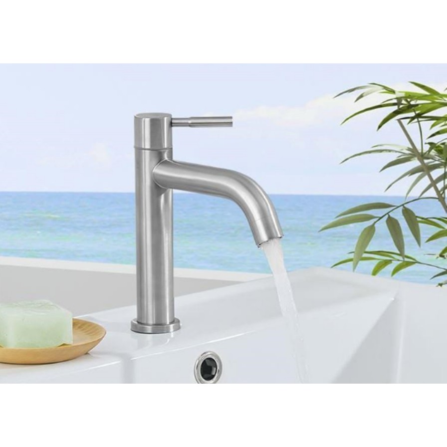 Vòi lavabo lạnh cao cấp Inox 304 MS1 | BigBuy360 - bigbuy360.vn
