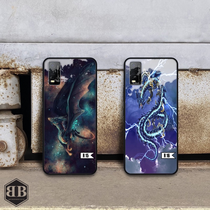 Ốp lưng kính cường lực Vivo Y3S nhiều mẫu rồng mới