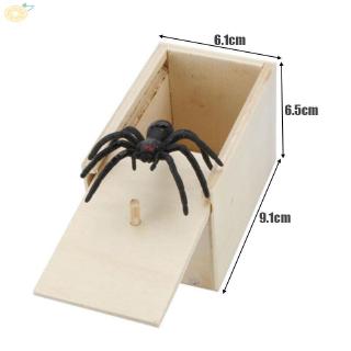 Hộp gỗ đồ chơi nhện hù dọa