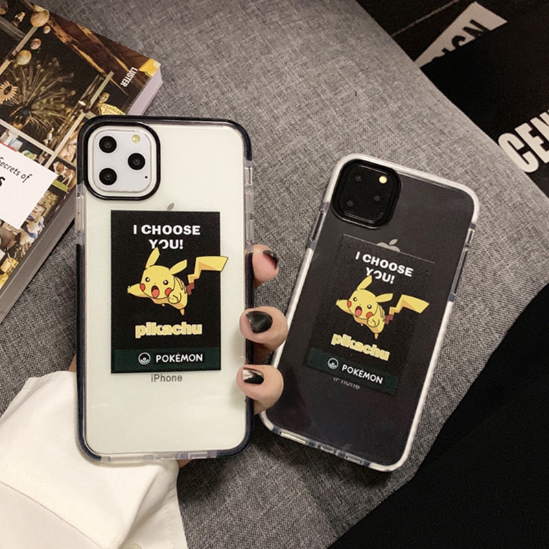 Ốp điện thoại in hình pikachu cho Iphone 5/5S/6/6+/6S/6S+/6/7/7+/8/8+/X/XS/XS Max/11