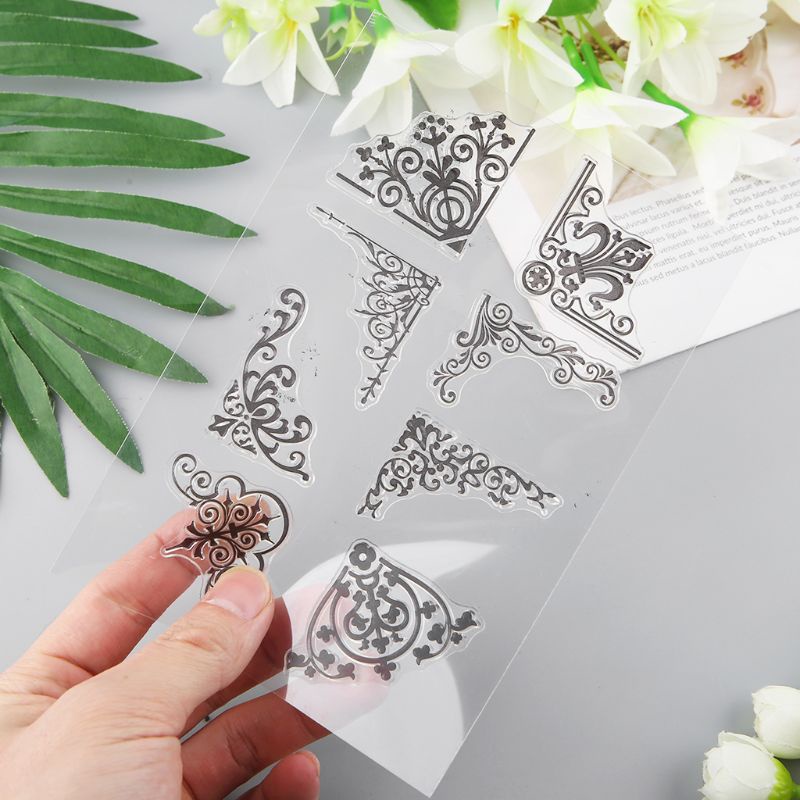 Con Dấu Silicone Trong Suốt Trang Trí Album Ảnh DIY