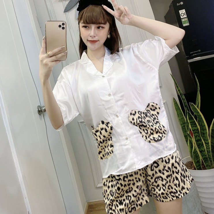 Pijama | đồ ngủ lụa chất liệu vải satin mềm mịn , kiểu dáng thiết kế cánh dơi sang trọng nhiều mẫu mã hot trend 2021