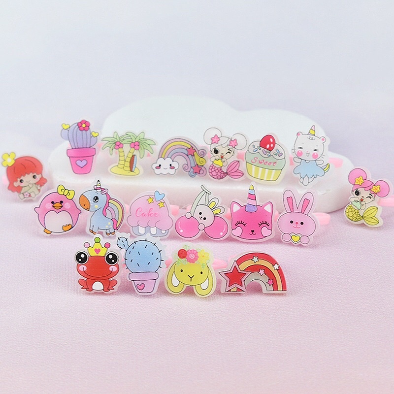Set 10 Charm Hoa, Quả, Con Vật, Đồ Vật Nhiều Mẫu