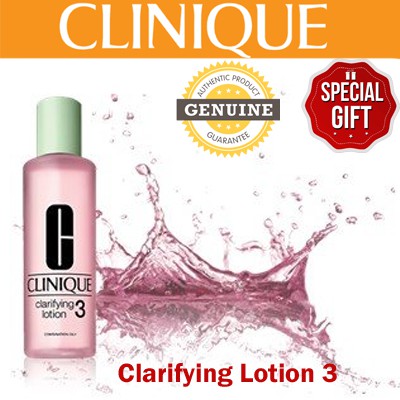 Clinique Toner Cấp Ẩm Số 3 Clarifying Lotion Da Hỗn Hợp Dầu 150ml(30mlx5pcs)