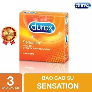 Bao cao su Durex Sensation gai nhỏ 3S