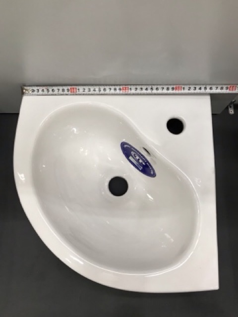 LAVABO GÓC NHỎ 36x36 LÒNG RỘNG VÀ SÂU