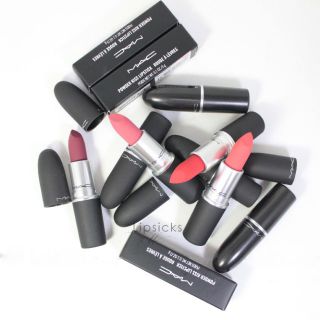 Son mới* MAC Powder Kiss Lipstick (Mull it over, Devoted to Chili, Werk Werk Werk, Stay Curious....)