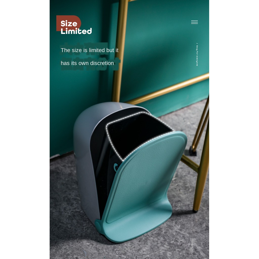 Thùng Rác DUMP GARBAGE (Mint Black)