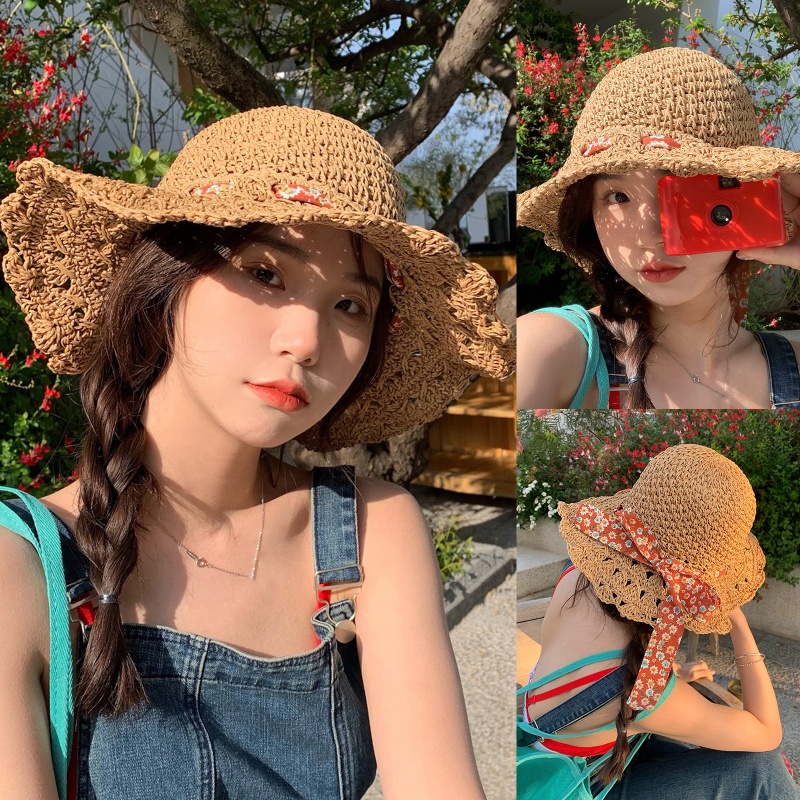 Nón Cối Rộng Vành Che Nắng Thời Trang Mùa Hè Dễ Phối Đồ Cho Nữ