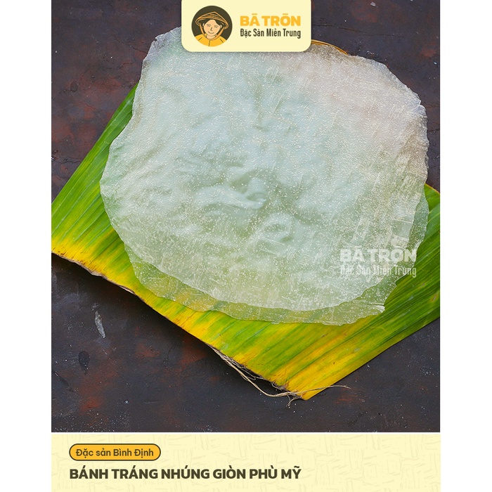[Nguyên Gốc Bình Định]_Bánh Tráng Nhúng Giòn Phù Mỹ_LOẠI DẺO THƠM_Nhúng Nước