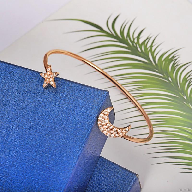 Bộ 4 vòng tay hợp kim đính đá nhiều kiểu dáng