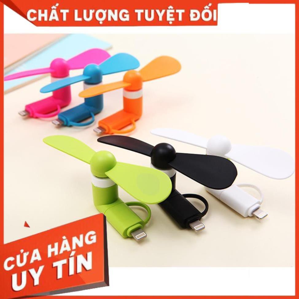 Quạt 2 cánh, Quạt mini usb cắm điện thoại nhỏ gọn tiện lợi, giải nhiệt mùa hè, siêu giảm giá vào hè