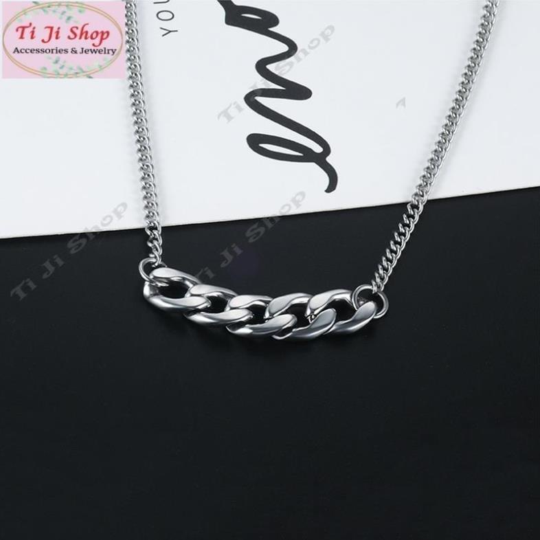 vòng cổ Kim Loại Thiết Kế Đơn Giản Phong Cách Unisex