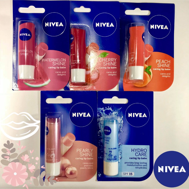 Bill Úc - Son dưỡng môi Nivea Lip Balm hàng nội địa