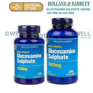 [Bill-UK] Viên uống Glucosamine Sulphate hỗ trợ xương khớp hiệu quả lọ 120 viên