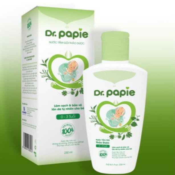 Nước tắm gội thảo dược Dr.Papie 230ml