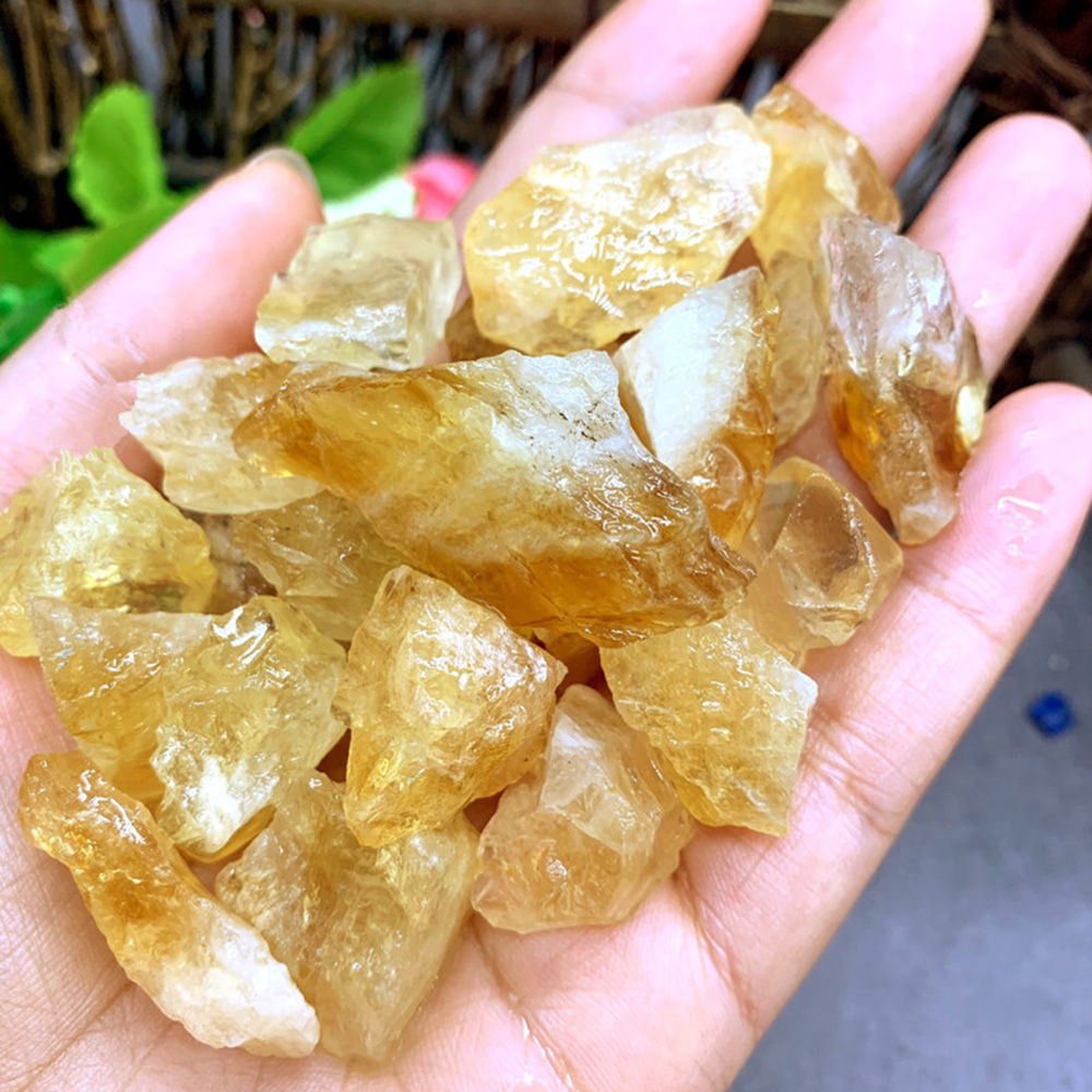 TEAK 50g Teaching Sample Geography Home Decoration|Raw|Natural Citrine Ore