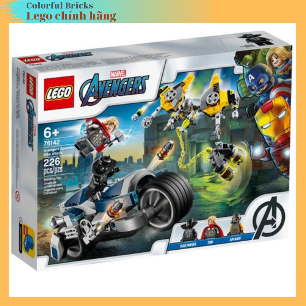 LEGO 76142 Marvel_Xe môtô của Avengers (Chính hãng)