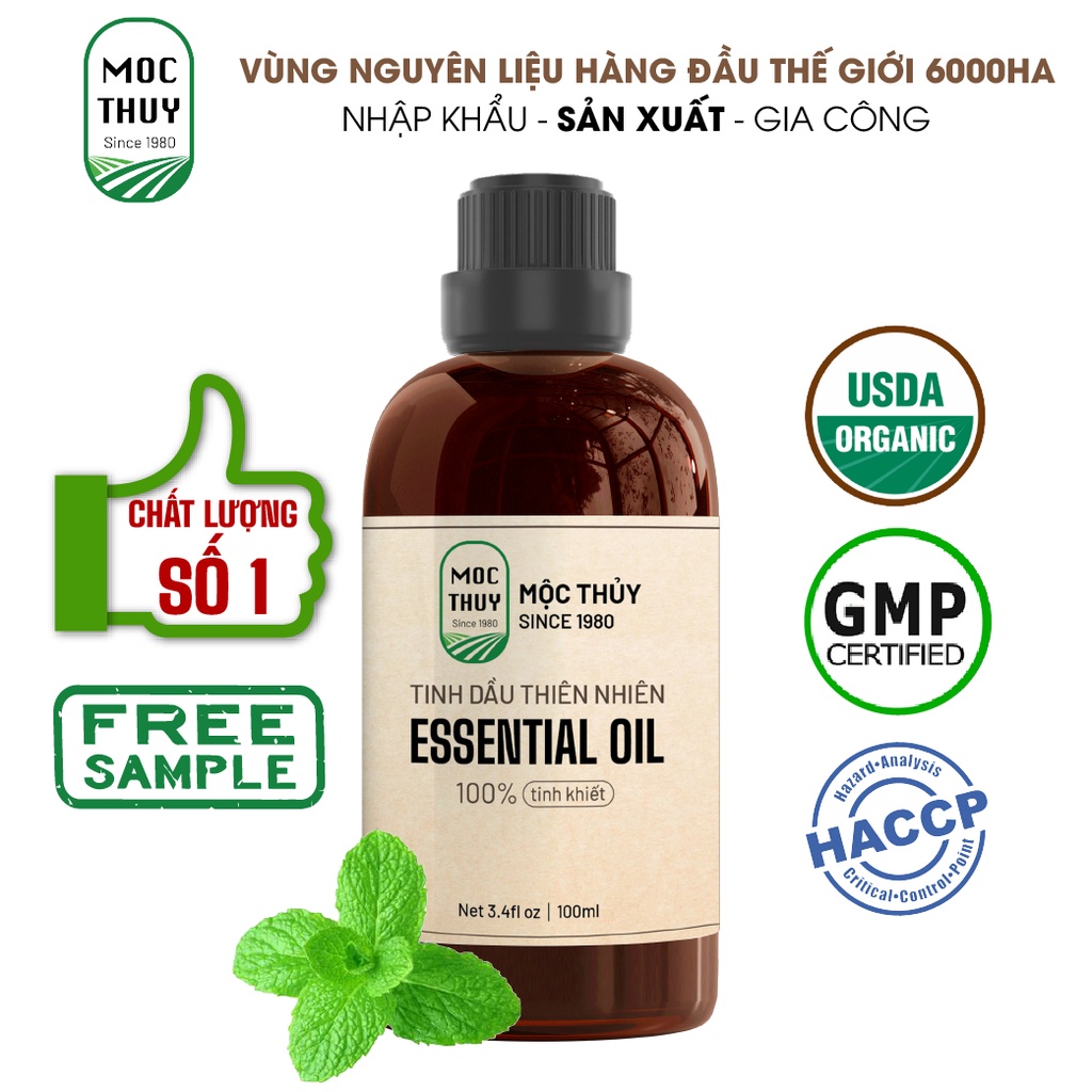 TỰ CHỌN MÙI Tinh dầu nguyên chất hữu cơ MỘC THỦY khử mùi làm thơm phòng thư giãn- Đạt chuẩn chất lượng