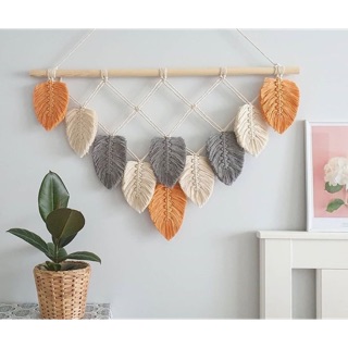 Mành Macrame lá treo tường trang trí 🔥🔥