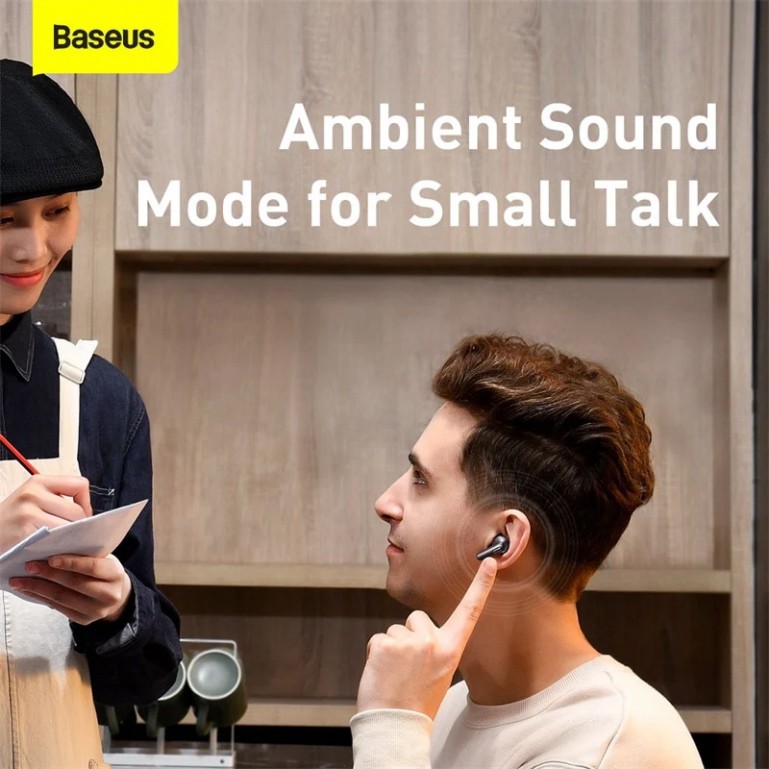 Tai Nghe TWS Chống Ồn Chủ Động Baseus SIMU ANC S2