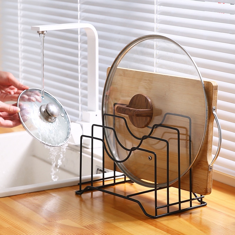Giá Gác Vung Nồi , Kệ Để Dao Thớt Đa Năng 4 Ngăn Tiện Lợi Tiết Kiệm Diện Tích mã GVKL