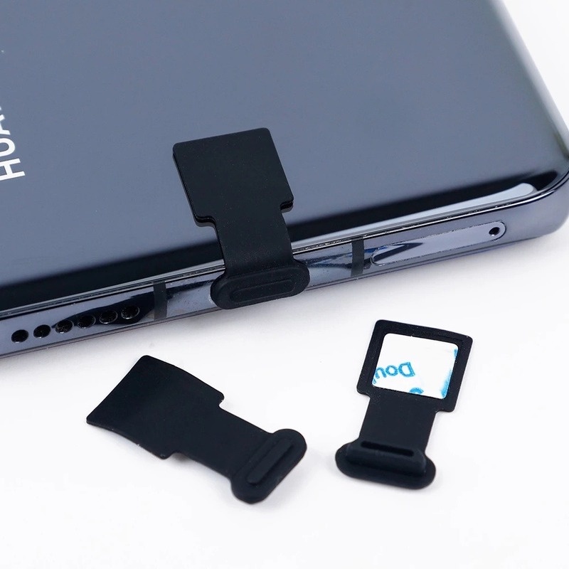 Ổ Cắm Sạc Cổng Micro USB Type C/IOS Chống Bụi/Chống Thấm Nước Bằng Silicone