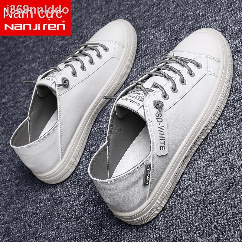 Dây Oxfords & buộc giày nam Cực, thể thao và giải trí mùa hè, lười khử mùi một chân xu hướng trắng học sinh hoang dã